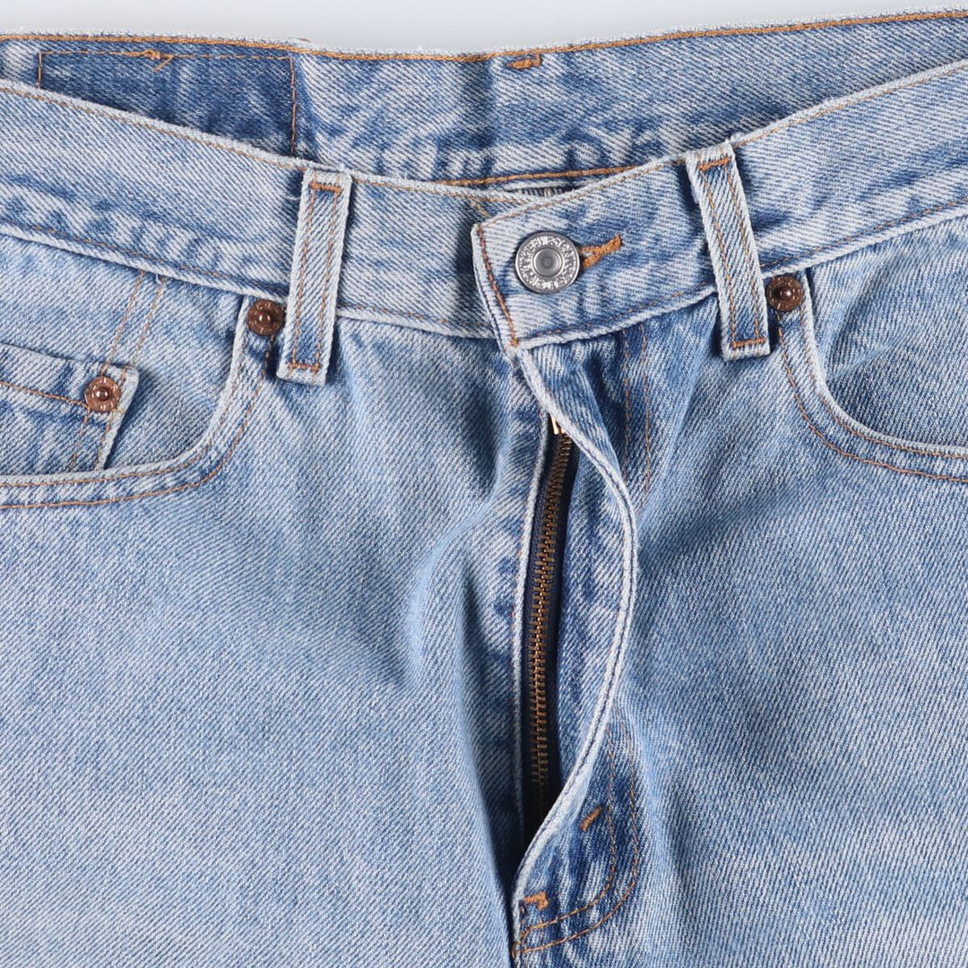 00'S Levi's 550 Relaxed Fit Tapered Denim Pants Men's W33 cotton Blue type light blue Vintage Second Hand