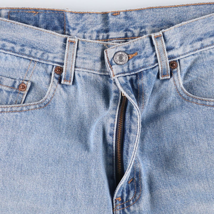 00'S Levi's 550 Relaxed Fit Tapered Denim Pants Men's W33 cotton Blue type light blue Vintage Second Hand