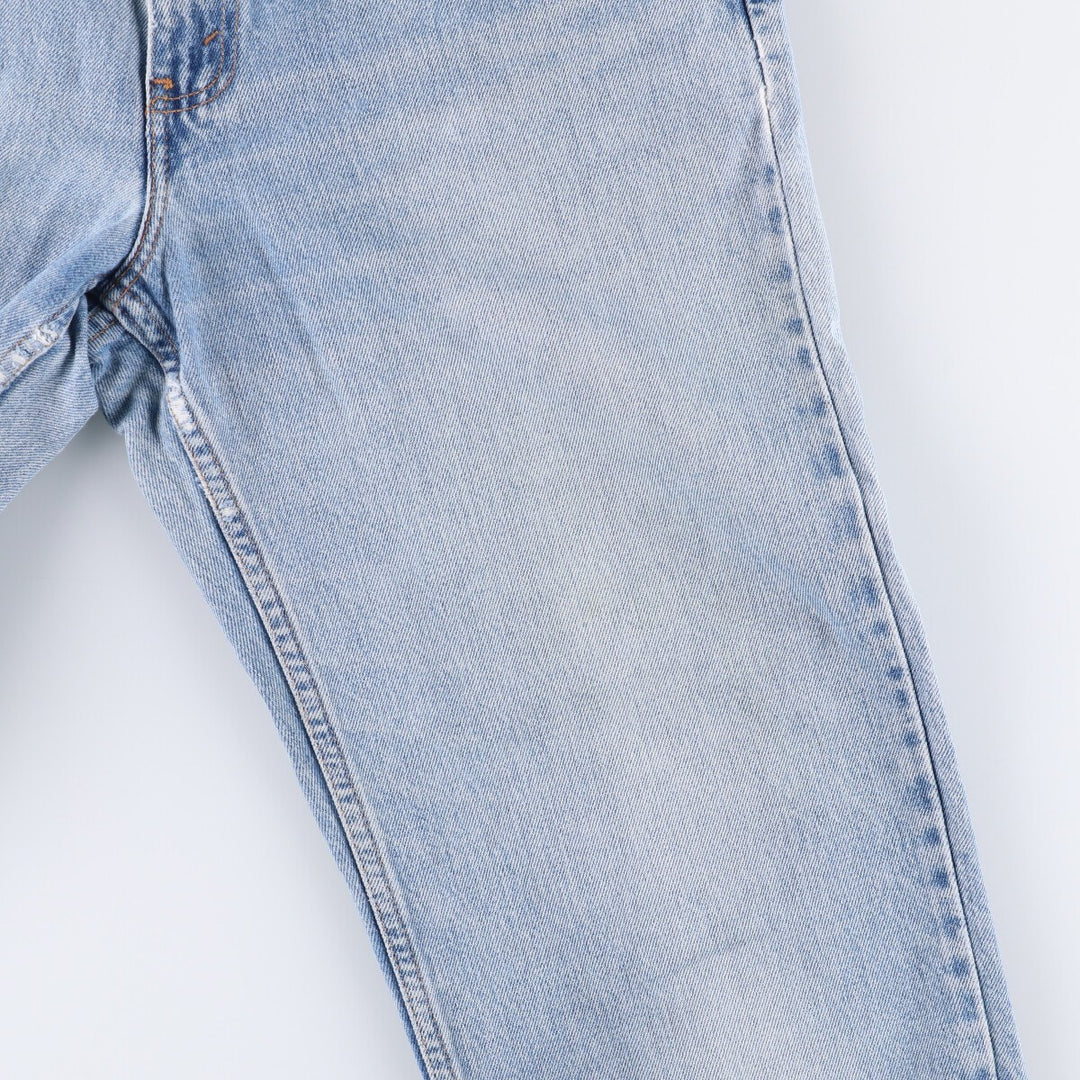 00'S Levi's 550 Relaxed Fit Tapered Denim Pants Men's W33 cotton Blue type light blue Vintage Second Hand