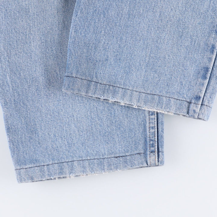 00'S Levi's 550 Relaxed Fit Tapered Denim Pants Men's W33 cotton Blue type light blue Vintage Second Hand