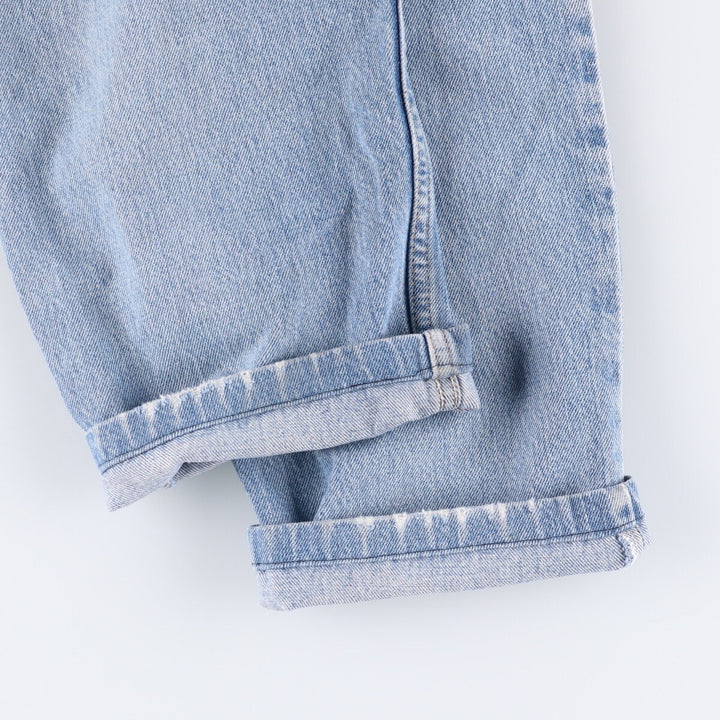 00'S Levi's 550 Relaxed Fit Tapered Denim Pants Men's W33 cotton Blue type light blue Vintage Second Hand