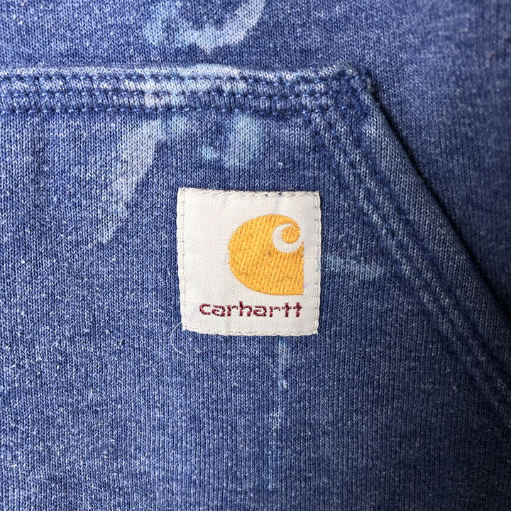 Carhartt Loose Fit Sweat Pullover Hoodie, Men's L size cotton blue type Vintage Second Hand