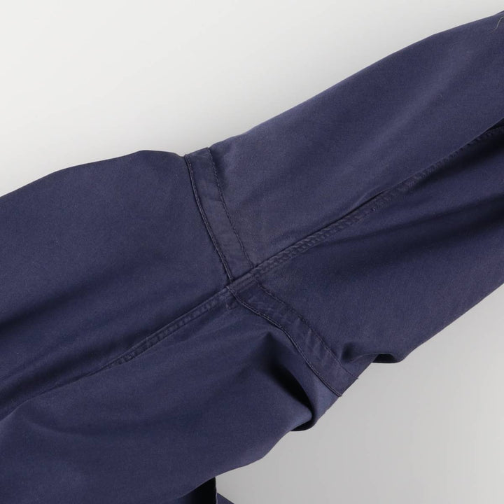 Ralph Lauren CUSTOM FIT long sleeve button down shirt, men's size M cotton navy blue type Vintage Second Hand