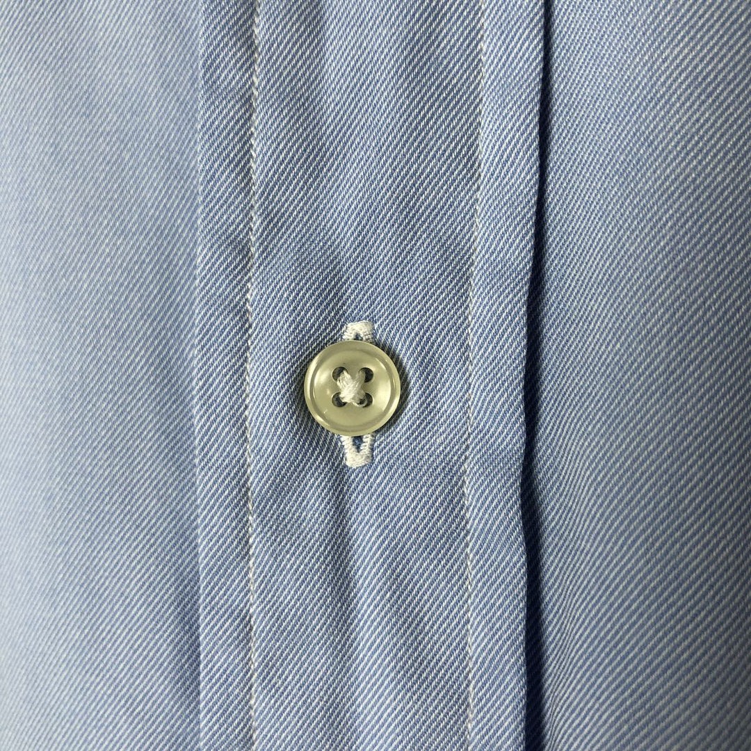 Ralph Lauren Classic Fit long sleeve button down shirt, men's size M cotton Blue type light blue Vintage Second Hand