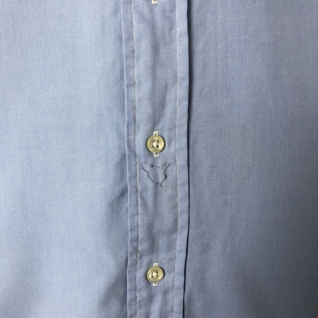 Ralph Lauren Classic Fit long sleeve button down shirt, men's size M cotton Blue type light blue Vintage Second Hand