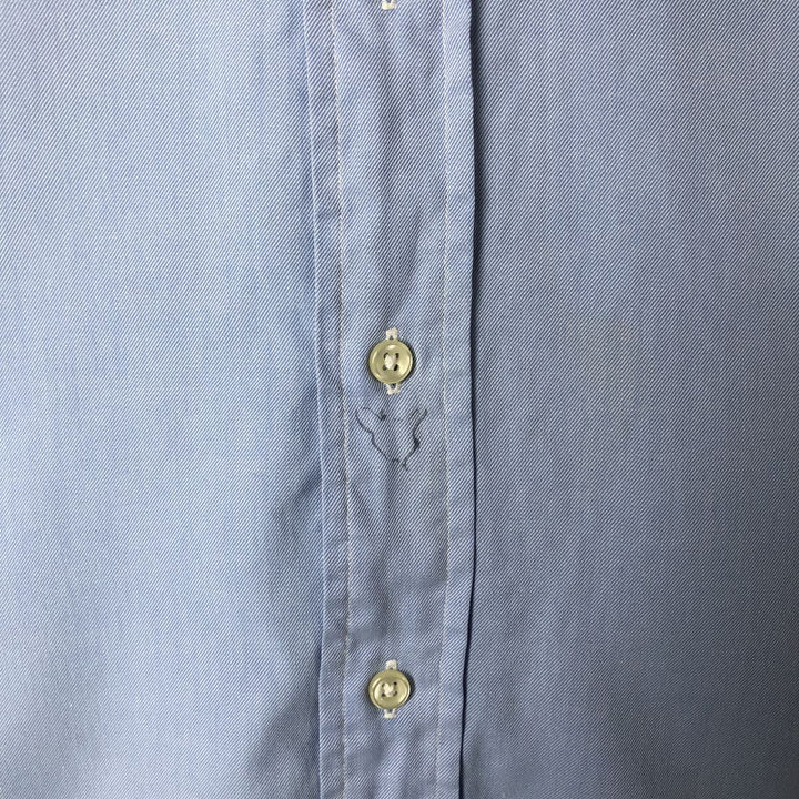 Ralph Lauren Classic Fit long sleeve button down shirt, men's size M cotton Blue type light blue Vintage Second Hand