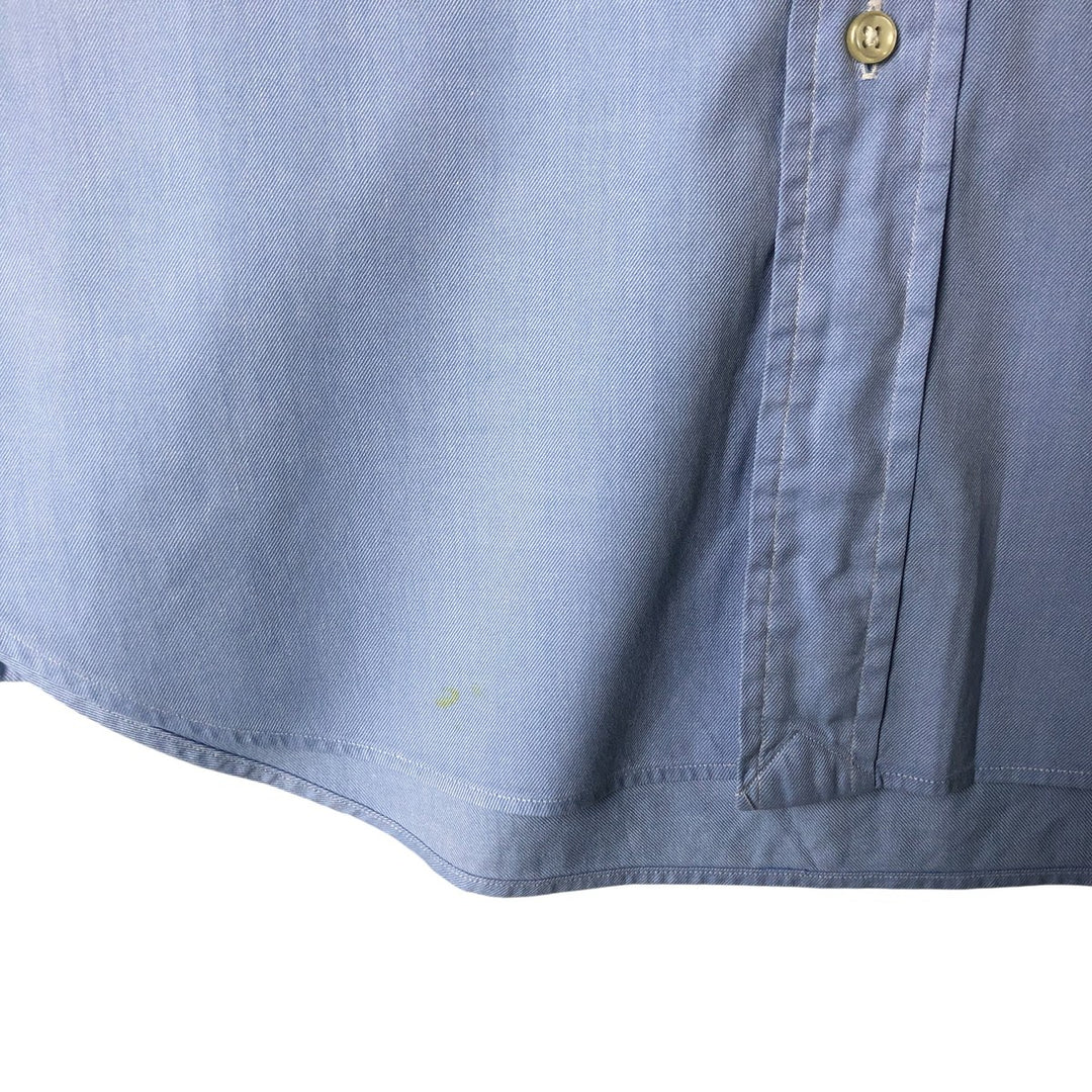 Ralph Lauren Classic Fit long sleeve button down shirt, men's size M cotton Blue type light blue Vintage Second Hand