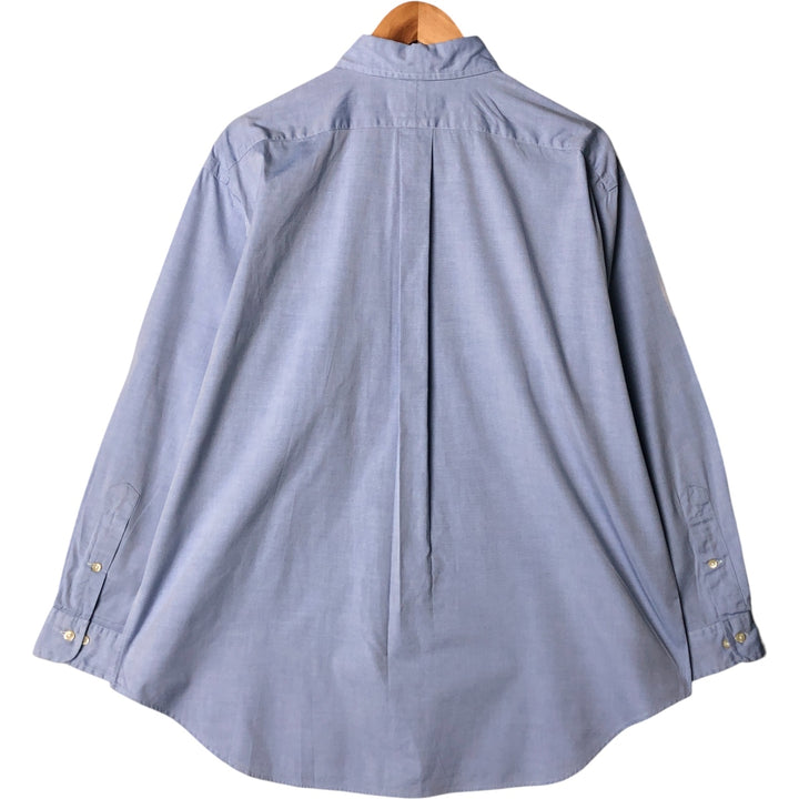Ralph Lauren Classic Fit Long Sleeve Button Down Shirt Men's XL cotton Blue type light blue Vintage Second Hand