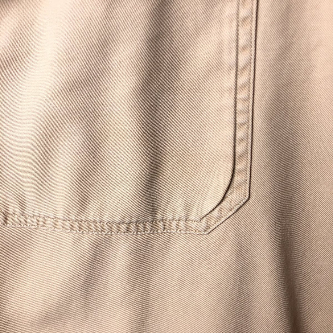 Ralph Lauren Gusseted Military Shirt, Men's XL cotton Beige type Vintage Second Hand