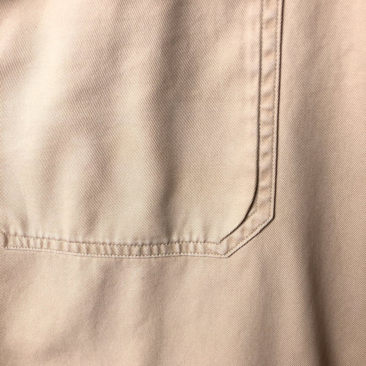 Ralph Lauren Gusseted Military Shirt, Men's XL cotton Beige type Vintage Second Hand