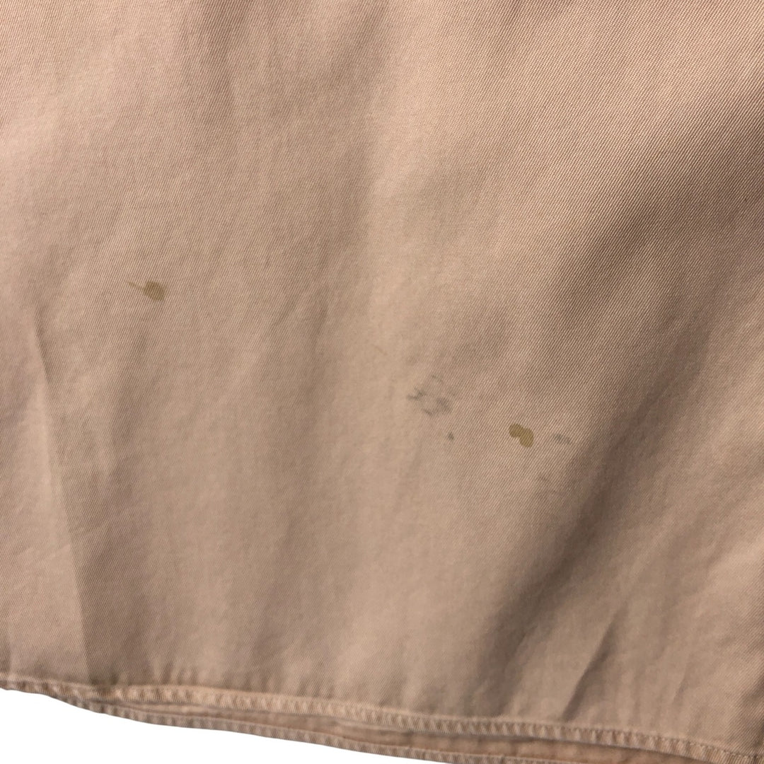 Ralph Lauren Gusseted Military Shirt, Men's XL cotton Beige type Vintage Second Hand