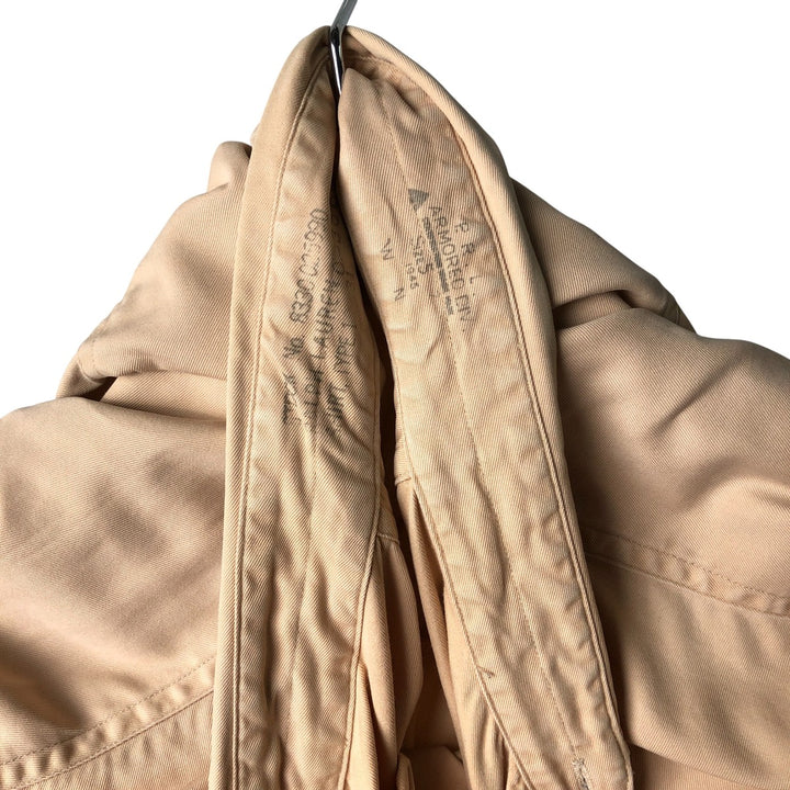 Ralph Lauren Gusseted Military Shirt, Men's XL cotton Beige type Vintage Second Hand