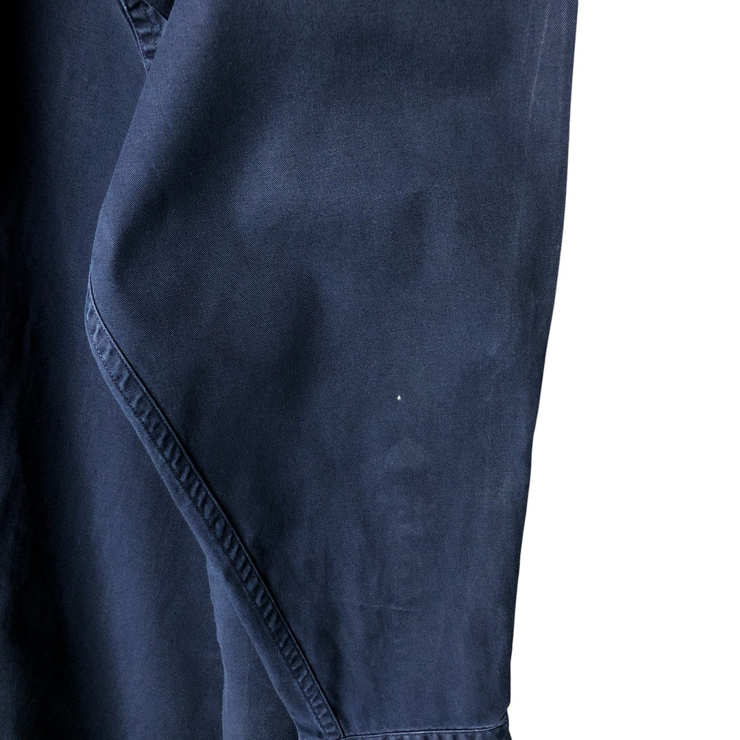 Ralph Lauren long sleeve button down shirt, men's XL size cotton navy blue type Vintage Second Hand