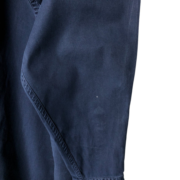 Ralph Lauren long sleeve button down shirt, men's XL size cotton navy blue type Vintage Second Hand