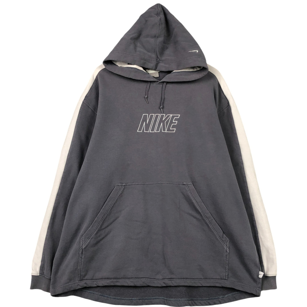 00'S Nike Sweat Pullover Hoodie Men's XL Size cotton gray type Vintage Second Hand