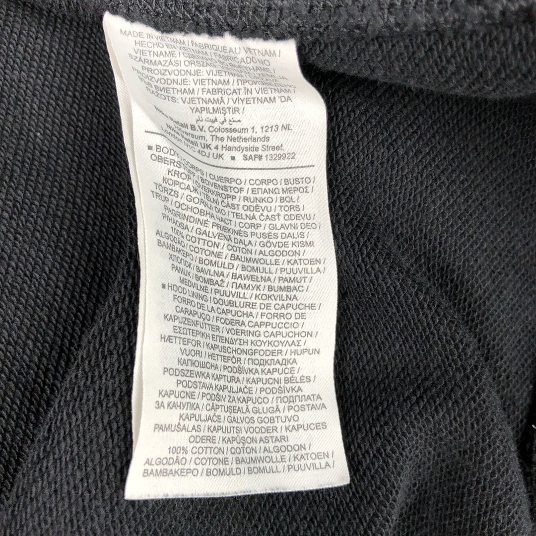 Nike Sweat Pullover Hoodie, Men's Size L cotton black type Vintage Second Hand