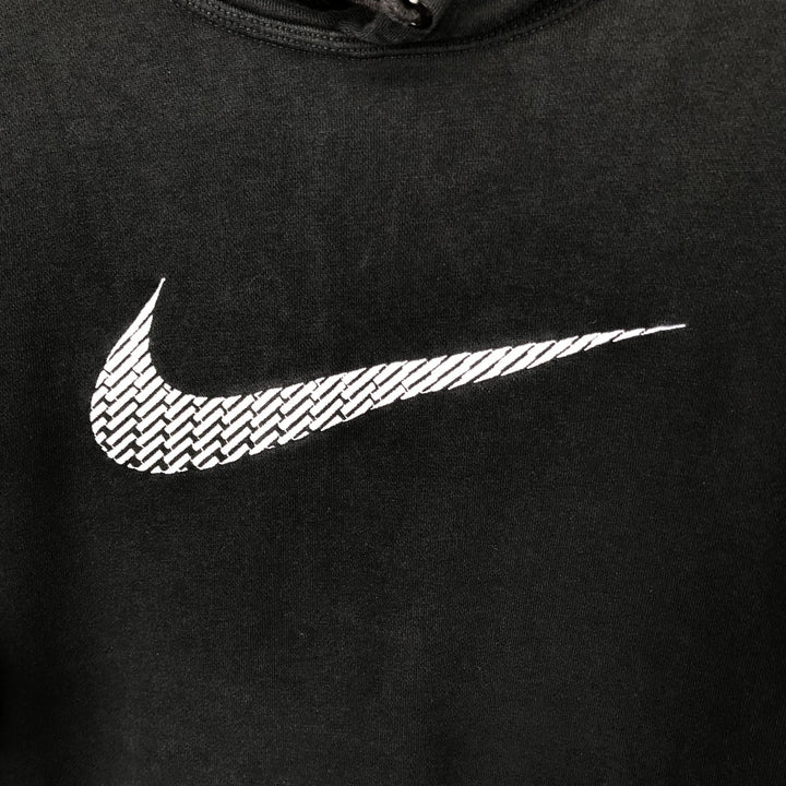 Nike Sweat Pullover Hoodie, Men's Size L cotton black type Vintage Second Hand