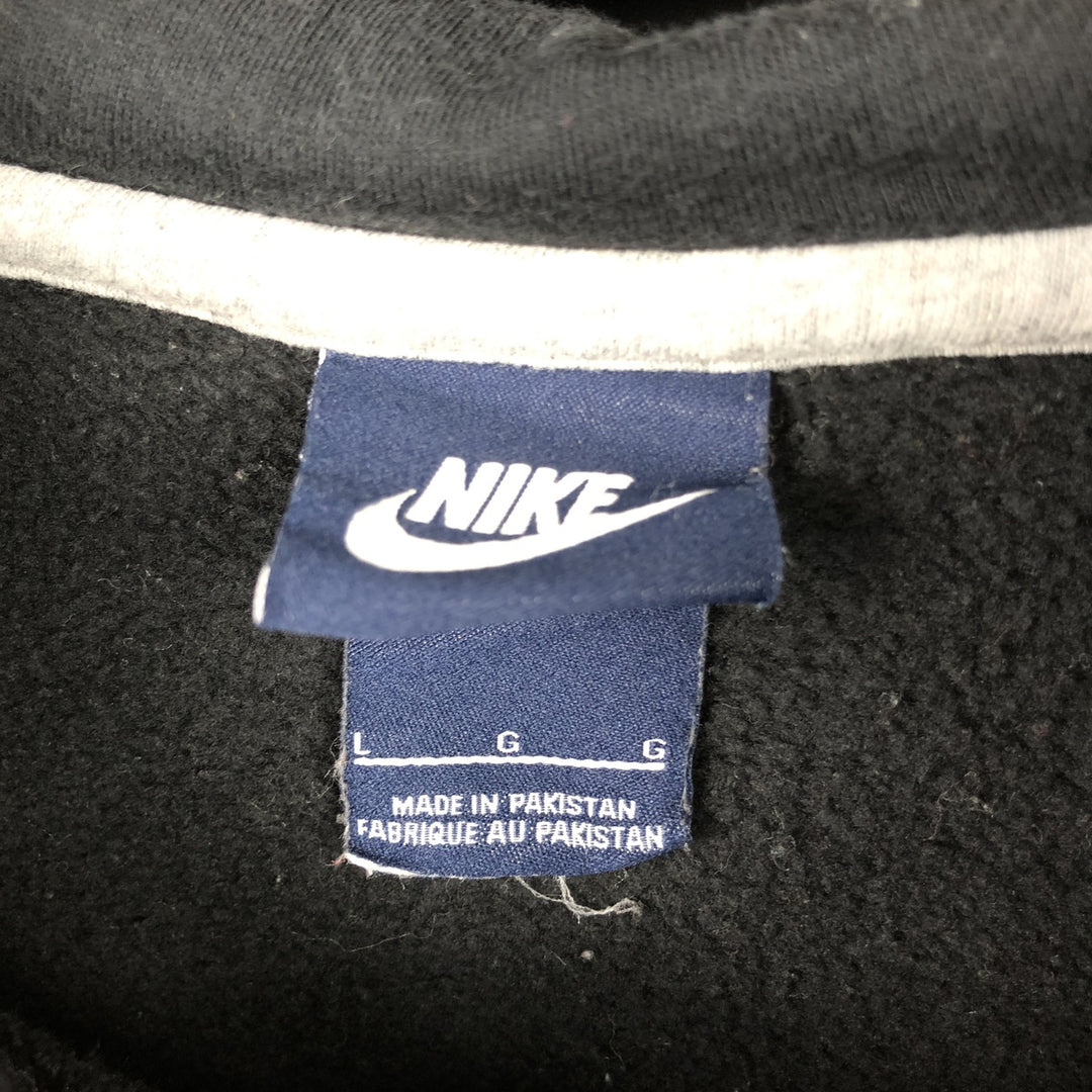 00'S Nike Sweat Pullover Hoodie Men's Size L cotton black type Vintage Second Hand