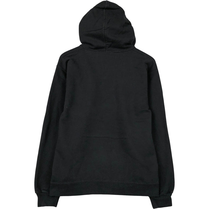 Thrasher Fire Pattern Pullover Hoodie, Men's Size Small cotton black type Vintage Second Hand