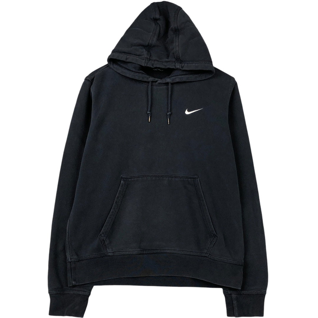 00'S Nike Sweat Pullover Hoodie Men's M Size cotton black type Vintage Second Hand