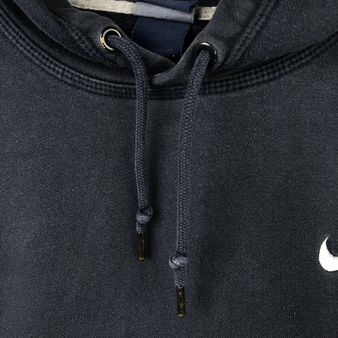00'S Nike Sweat Pullover Hoodie Men's M Size cotton black type Vintage Second Hand