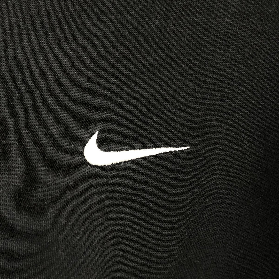 Nike Sweat Pullover Hoodie Men's XL Size cotton black type Vintage Second Hand
