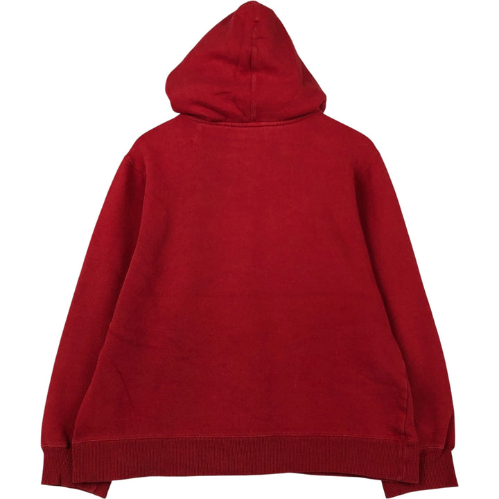 ~2000'S Adidas sweatshirt pullover hoodie, men's size M cotton red type Vintage Second Hand