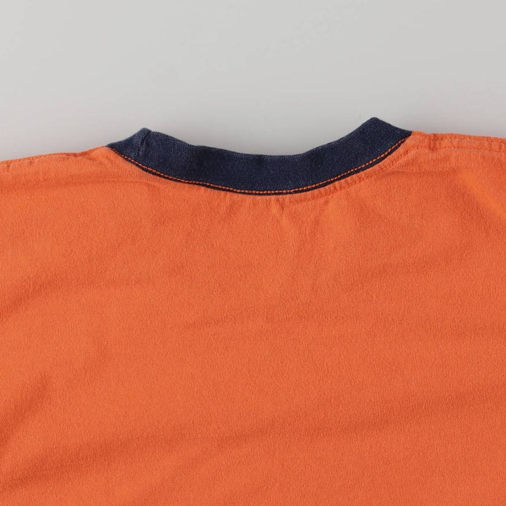 Nike MLB Detroit Tigers Ringer T-Shirt, Men's Size Small cotton orange type Vintage Second Hand