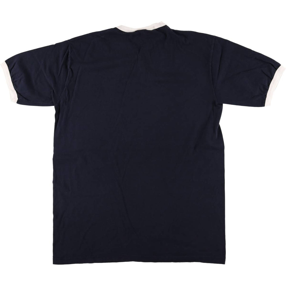 2000'S Ralph Lauren Polo Jeans Co. Henley T-shirt, men's size L cotton black type Vintage Second Hand