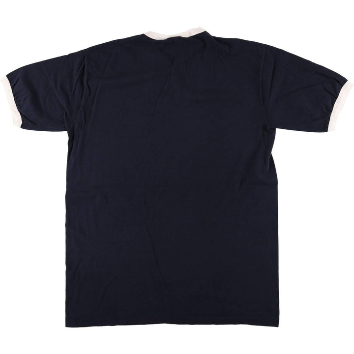 2000'S Ralph Lauren Polo Jeans Co. Henley T-shirt, men's size L cotton black type Vintage Second Hand