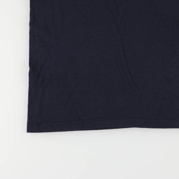 2000'S Ralph Lauren Polo Jeans Co. Henley T-shirt, men's size L cotton black type Vintage Second Hand