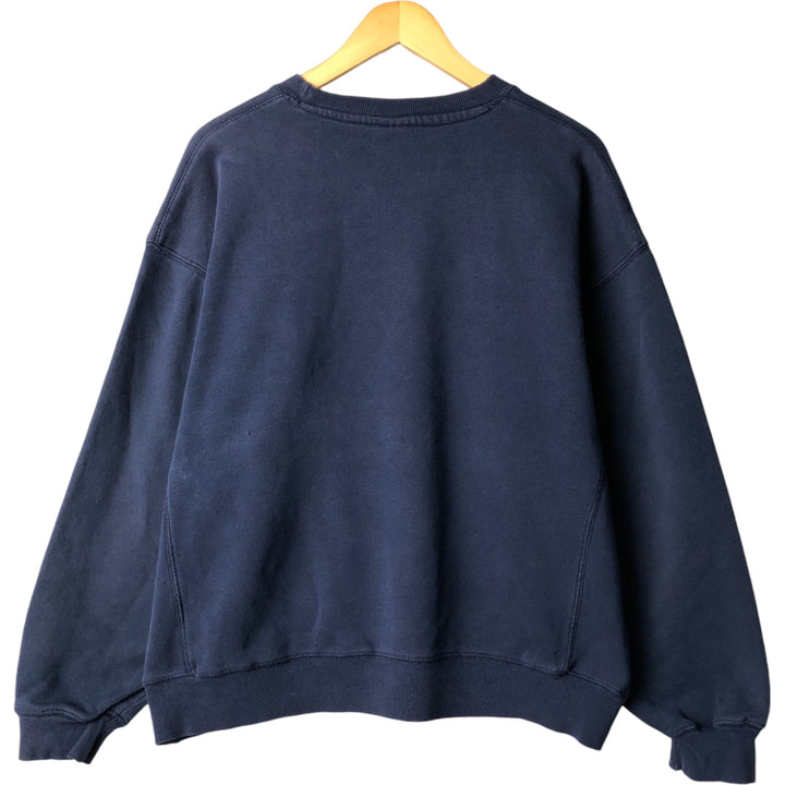 90s-00'S Vintage Russell Blank Sweatshirt, Men's Size XL cotton navy blue type Vintage Second Hand