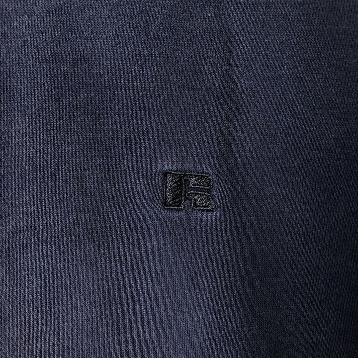 90s-00'S Vintage Russell Blank Sweatshirt, Men's Size XL cotton navy blue type Vintage Second Hand