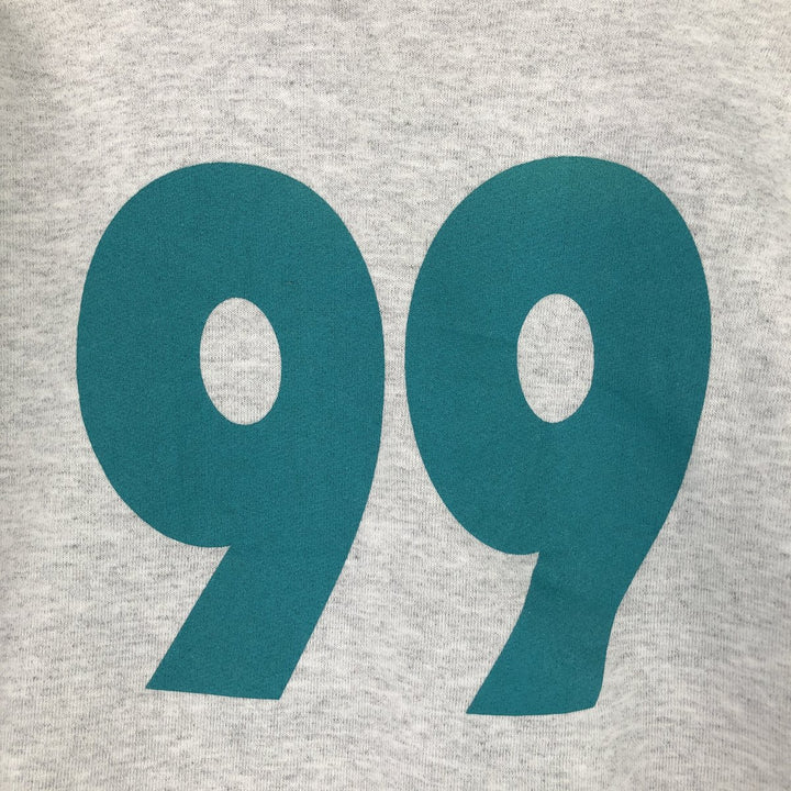 Vintage 1980'S Oneita college sweatshirt, made in the USA, size XL, men's polyester gray type Vintage Second Hand
