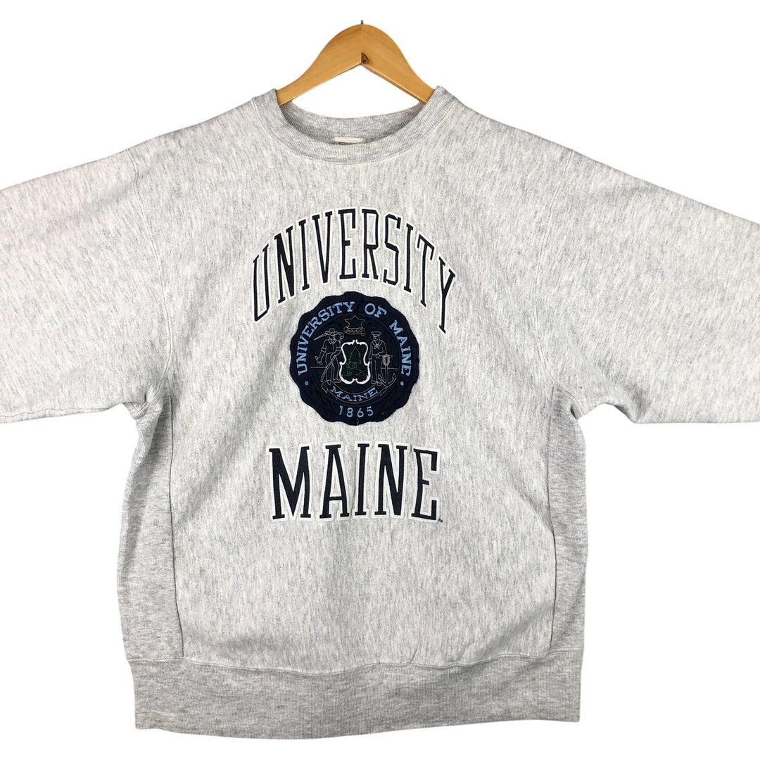 Vintage 90'S Crable Sportswear college sweatshirt, made in the USA, size XL, men's cotton gray type Vintage Second Hand