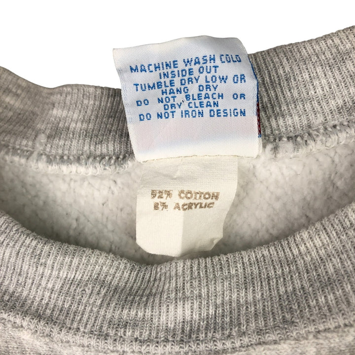 Vintage 90'S Crable Sportswear college sweatshirt, made in the USA, size XL, men's cotton gray type Vintage Second Hand