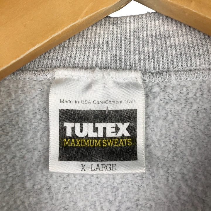 Vintage 1990'S Tartex University of Wisconsin college sweatshirt, made in the USA, men's size XL cotton gray type Vintage Second Hand