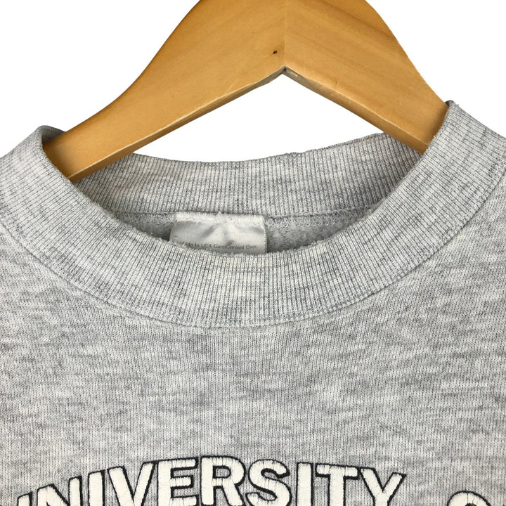 Vintage 1990'S Tartex University of Wisconsin college sweatshirt, made in the USA, men's size XL cotton gray type Vintage Second Hand