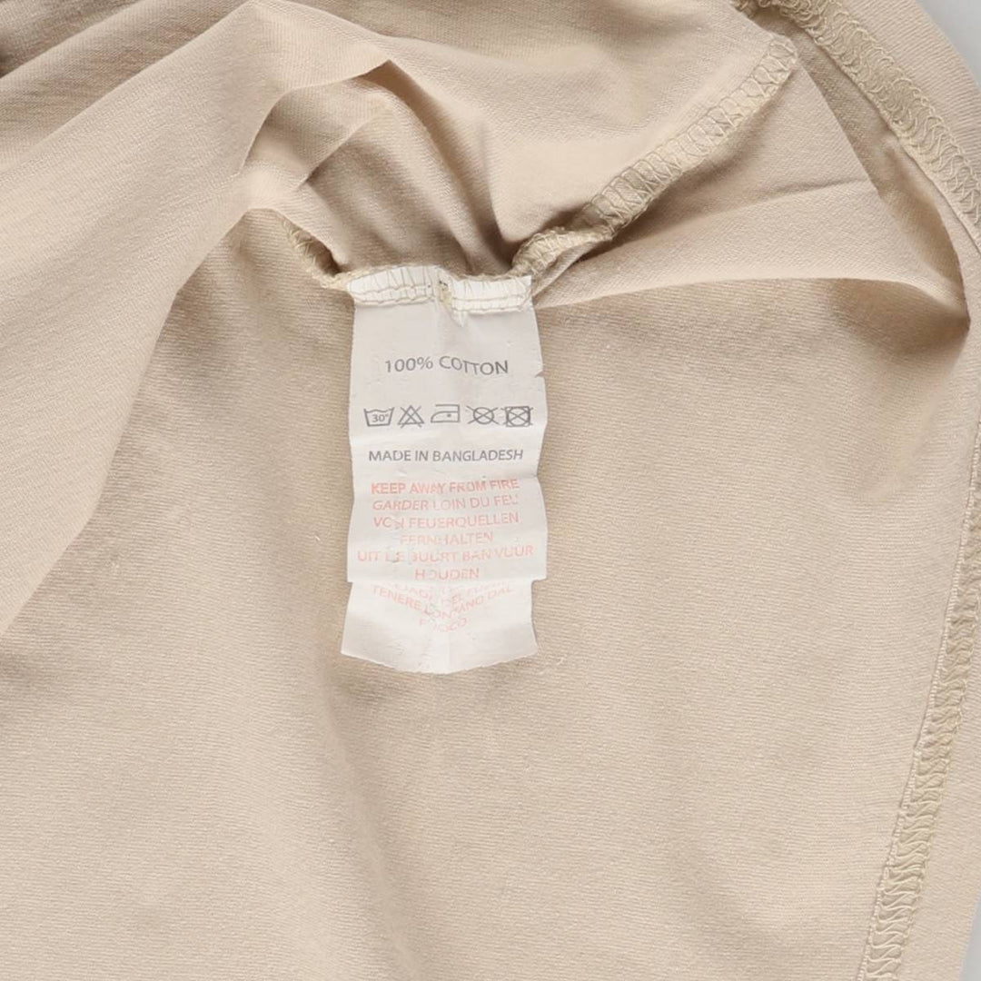 GUNS N' ROSES Band T-Shirt, Women's Size L cotton Beige type Vintage Second Hand