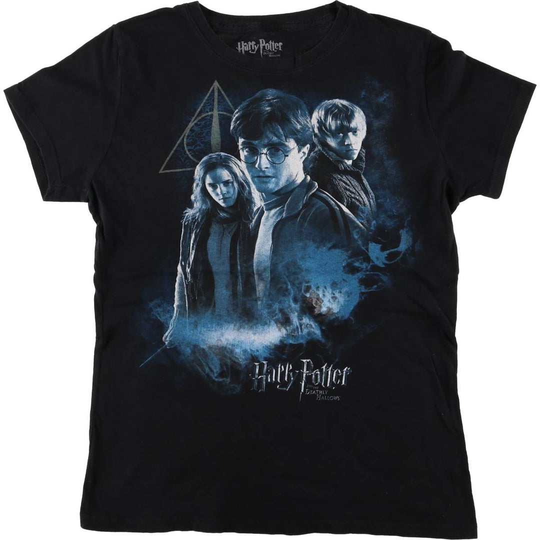 Harry Potter Movie T-Shirt, Women's, Size XL cotton black type Vintage Second Hand