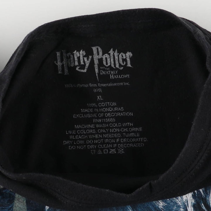 Harry Potter Movie T-Shirt, Women's, Size XL cotton black type Vintage Second Hand