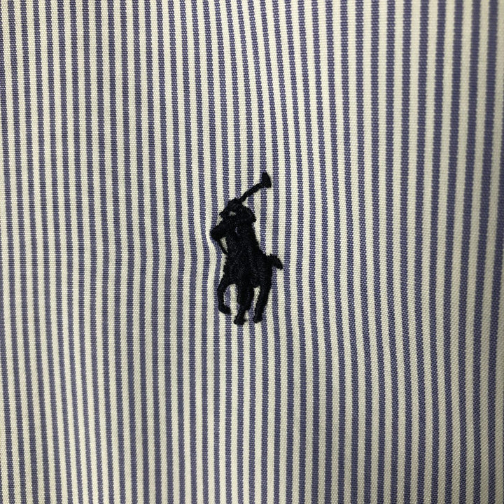 Ralph Lauren BLAKE long sleeve button-down striped shirt, men's size XL cotton white type Vintage Second Hand