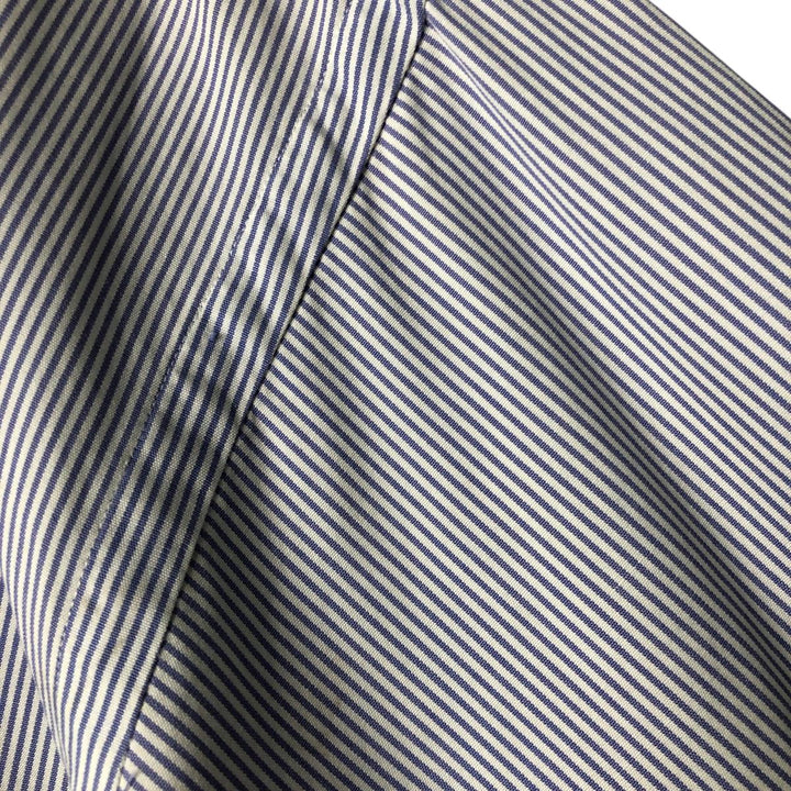 Ralph Lauren BLAKE long sleeve button-down striped shirt, men's size XL cotton white type Vintage Second Hand
