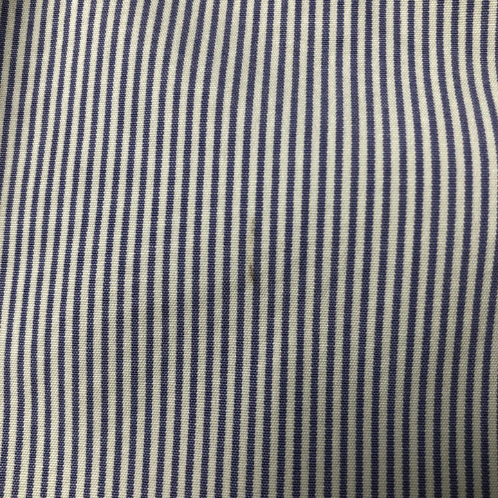 Ralph Lauren BLAKE long sleeve button-down striped shirt, men's size XL cotton white type Vintage Second Hand