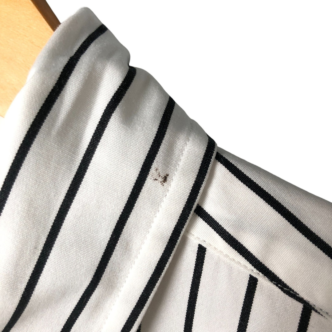 Ralph Lauren Classic Fit Long Sleeve Button Down Striped Shirt, Men's Size L cotton black type Vintage Second Hand