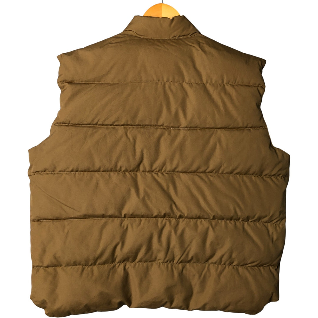 Cabelas Goose Down Vest, Men's XL polyester Beige type Vintage Second Hand