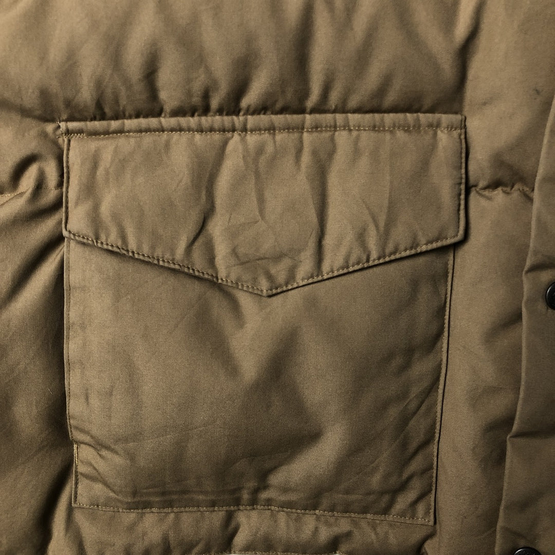 Cabelas Goose Down Vest, Men's XL polyester Beige type Vintage Second Hand