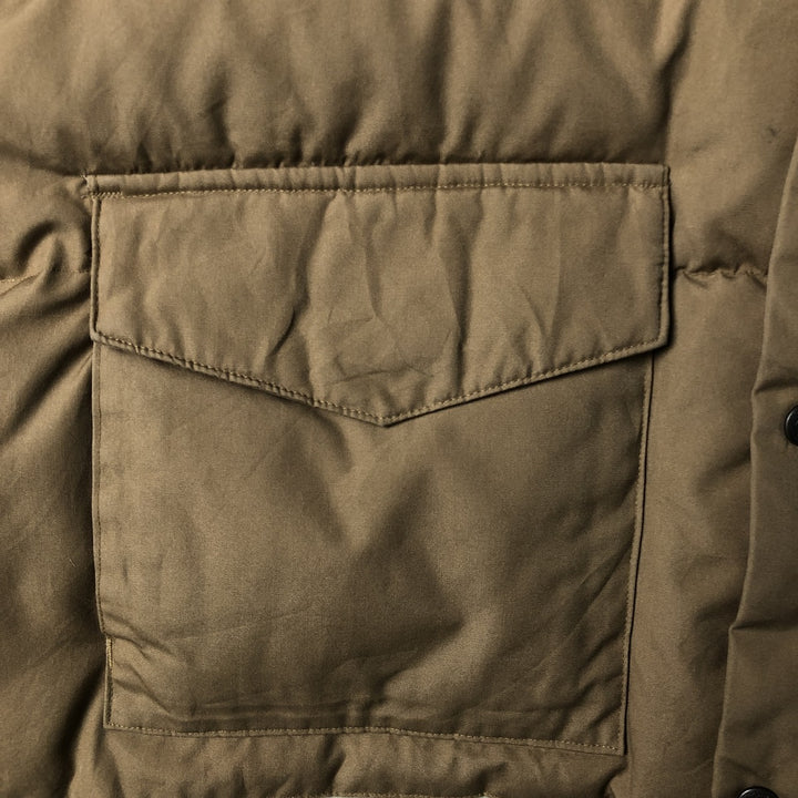 Cabelas Goose Down Vest, Men's XL polyester Beige type Vintage Second Hand