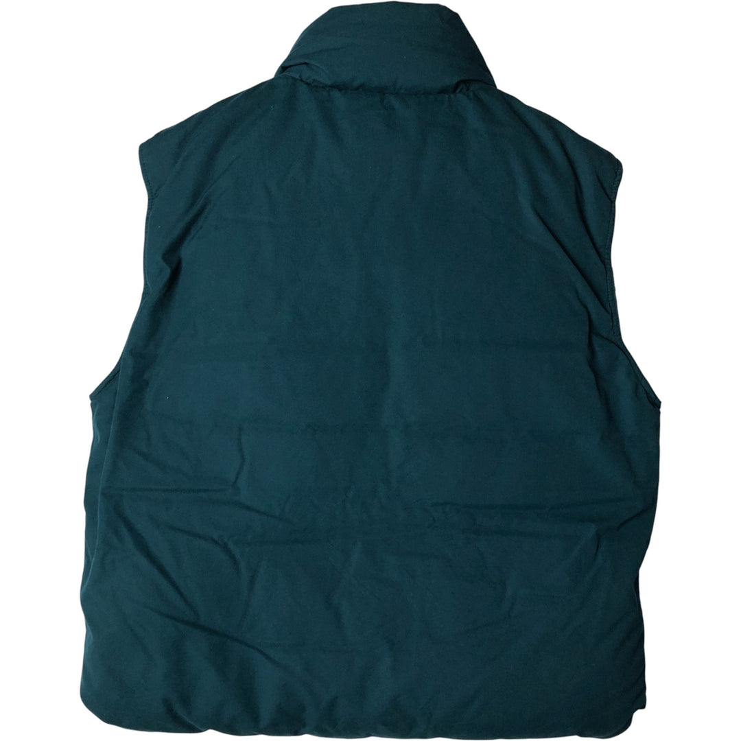 90s-00'S Cabelas Goose Down Vest, Men's Size L polyester Green type dark green Vintage Second Hand