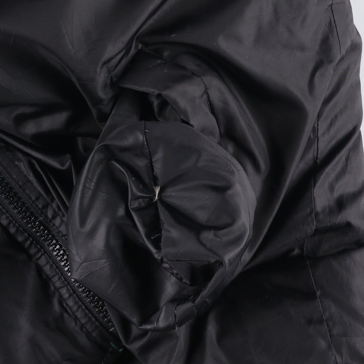 Vintage 90'S J.Crew SPORT reversible goose down vest, size L, men's polyester black type Vintage Second Hand